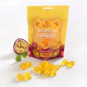 Pasiflorų skonio guminukai „Broliai lokiai“
