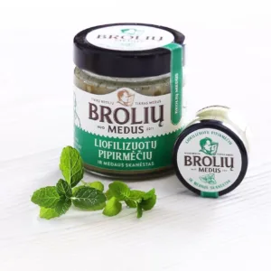Medus su pipirmėte 30g.