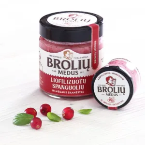 Medus su spanguolėmis 30g.
